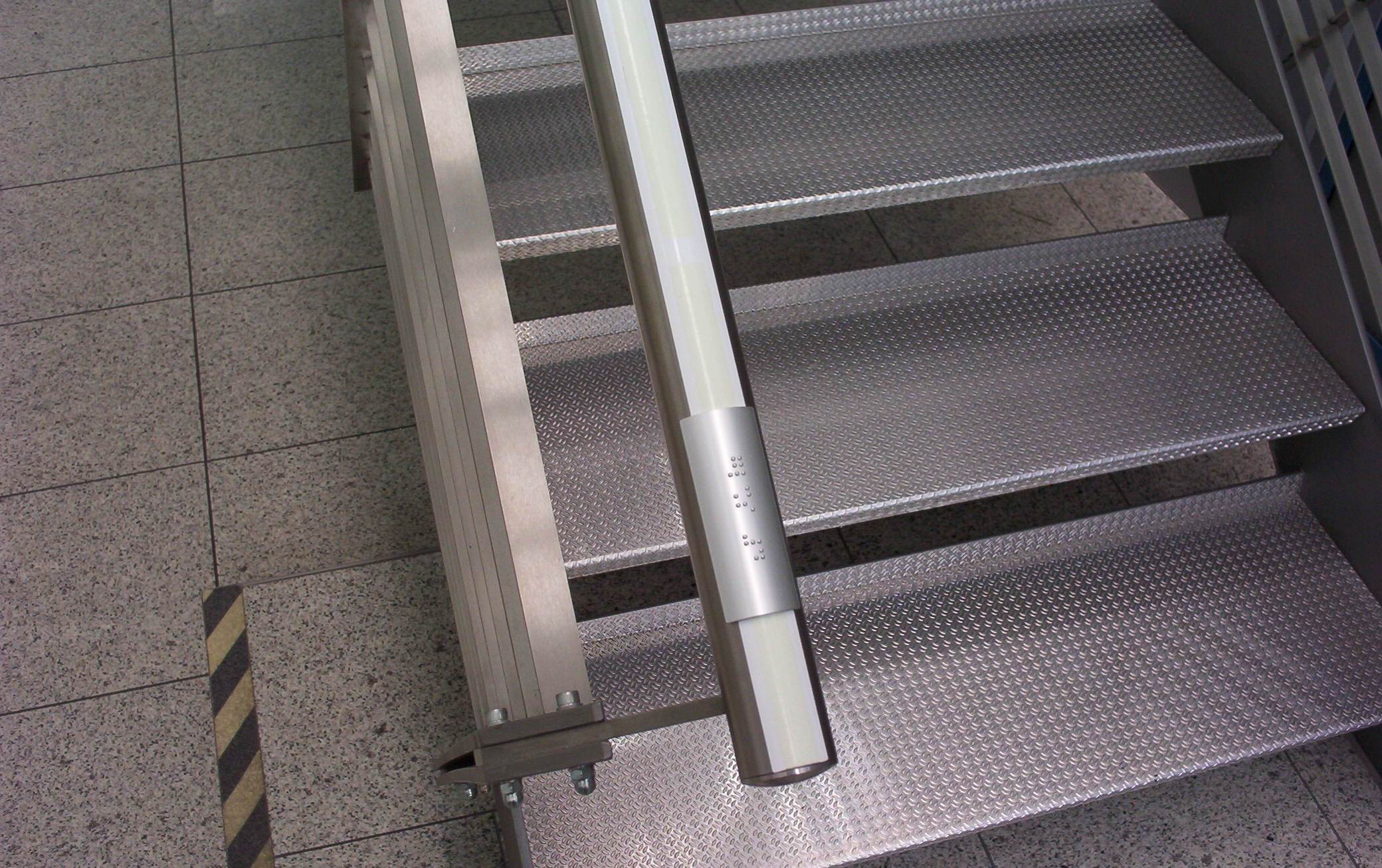 Brailles Handlaufschild